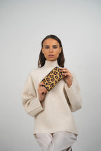 Edge Wallet - Camel Leopard Pattern