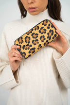 Edge Wallet - Camel Leopard Pattern