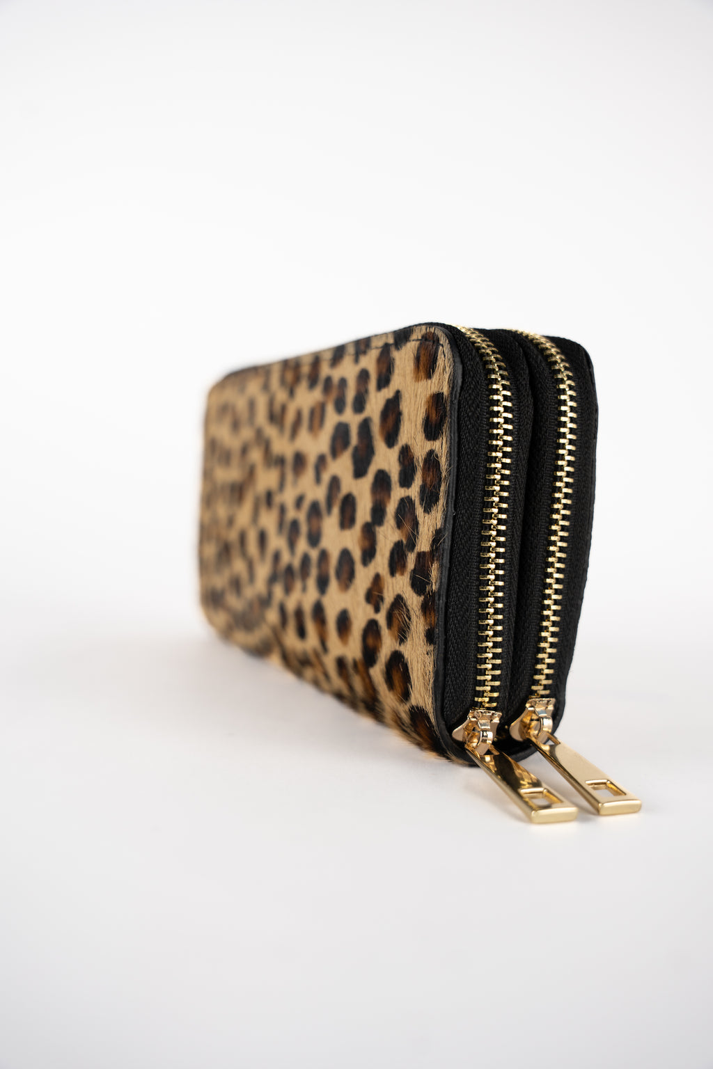 Edge Wallet - Black Leopard Pattern