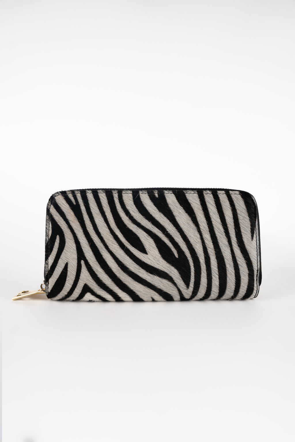 Cartera Edge - Patrón de cebra negro