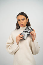 Cartera Edge - Patrón de cebra negro