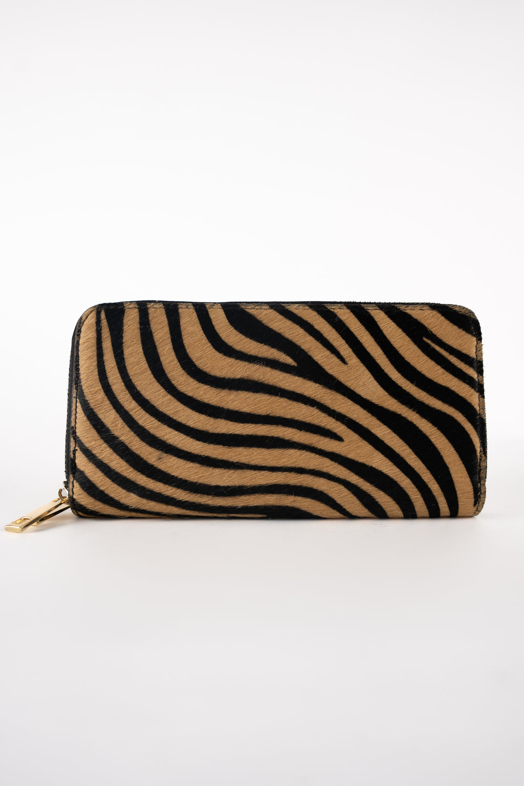Cartera Edge - Estampado Cebra Camel