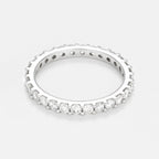 Bague "Tour Complet Lumineux" Diamants 1Ct/29 - Or Blanc 750/1000