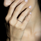 “Luminous Full Tower” Ring – 1Ct/29 Diamonds – White Gold