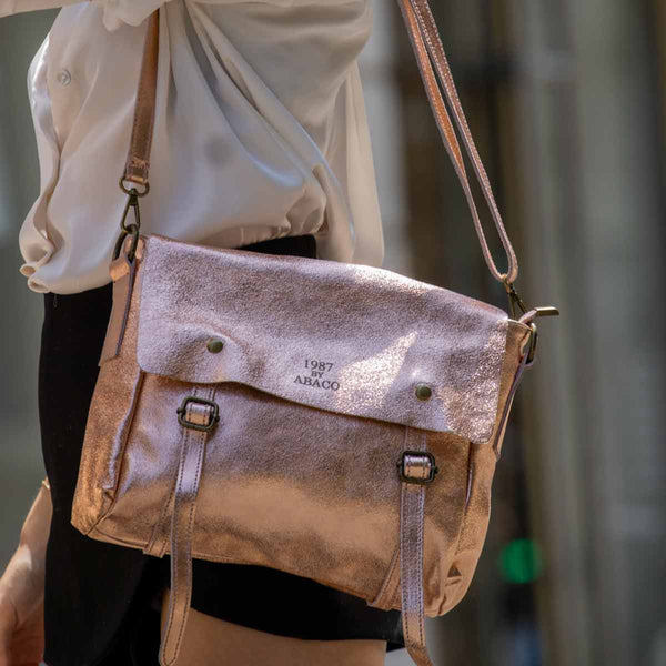 Sac à Bandoulière - Nyle - Rose Métallique