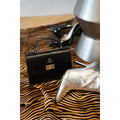 Bolso de hombro Sandy de cocodrilo - Negro