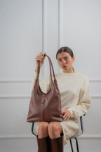 Fred Shoulder Bag - Brown