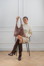 Fred Shoulder Bag - Brown