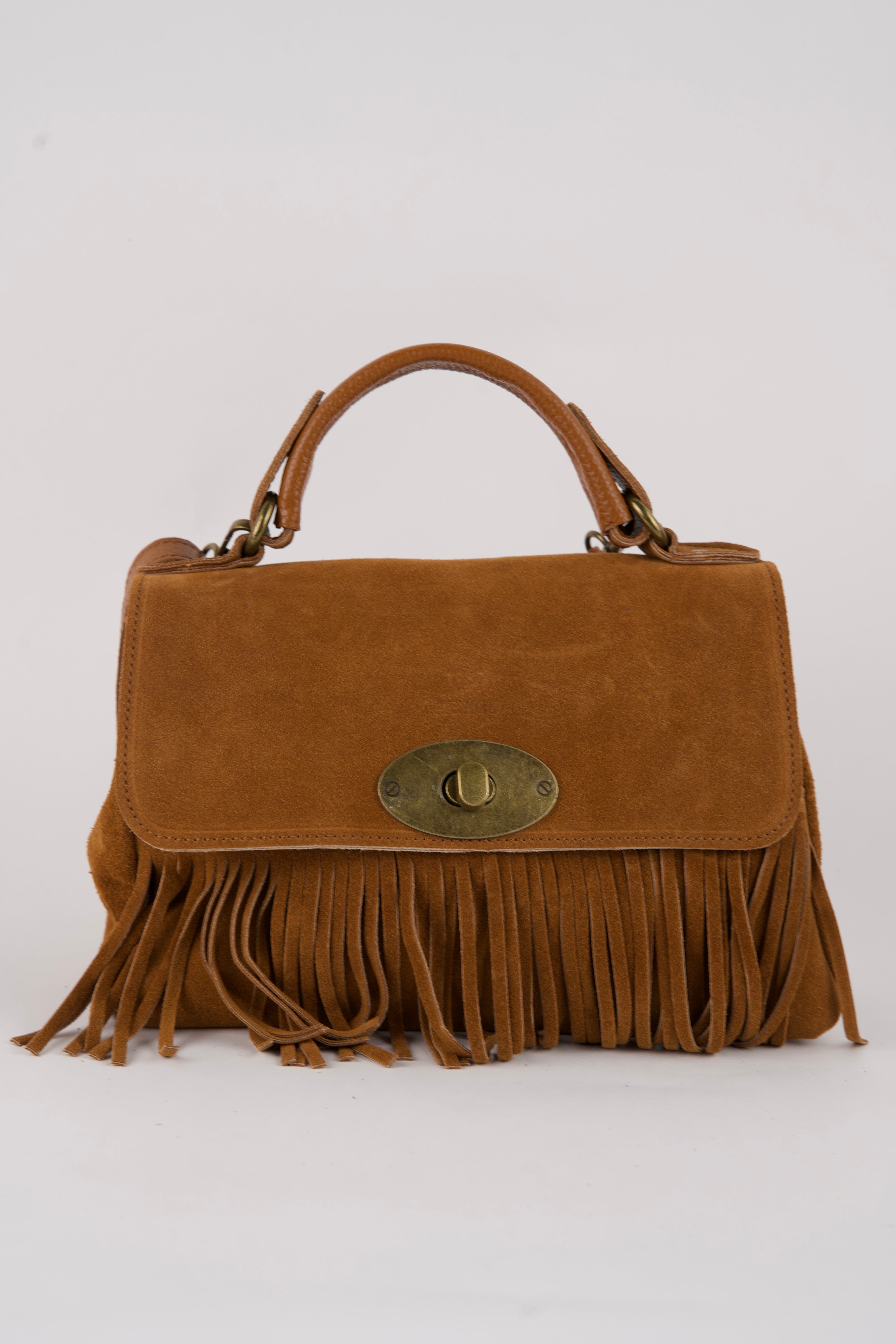 Bolso de hombro Louis Frange - Camel