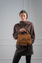 Bolso de hombro Louis Frange - Camel