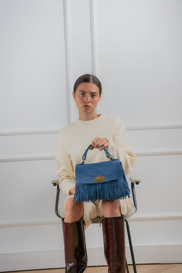 Louis Frange Shoulder Bag - Blue