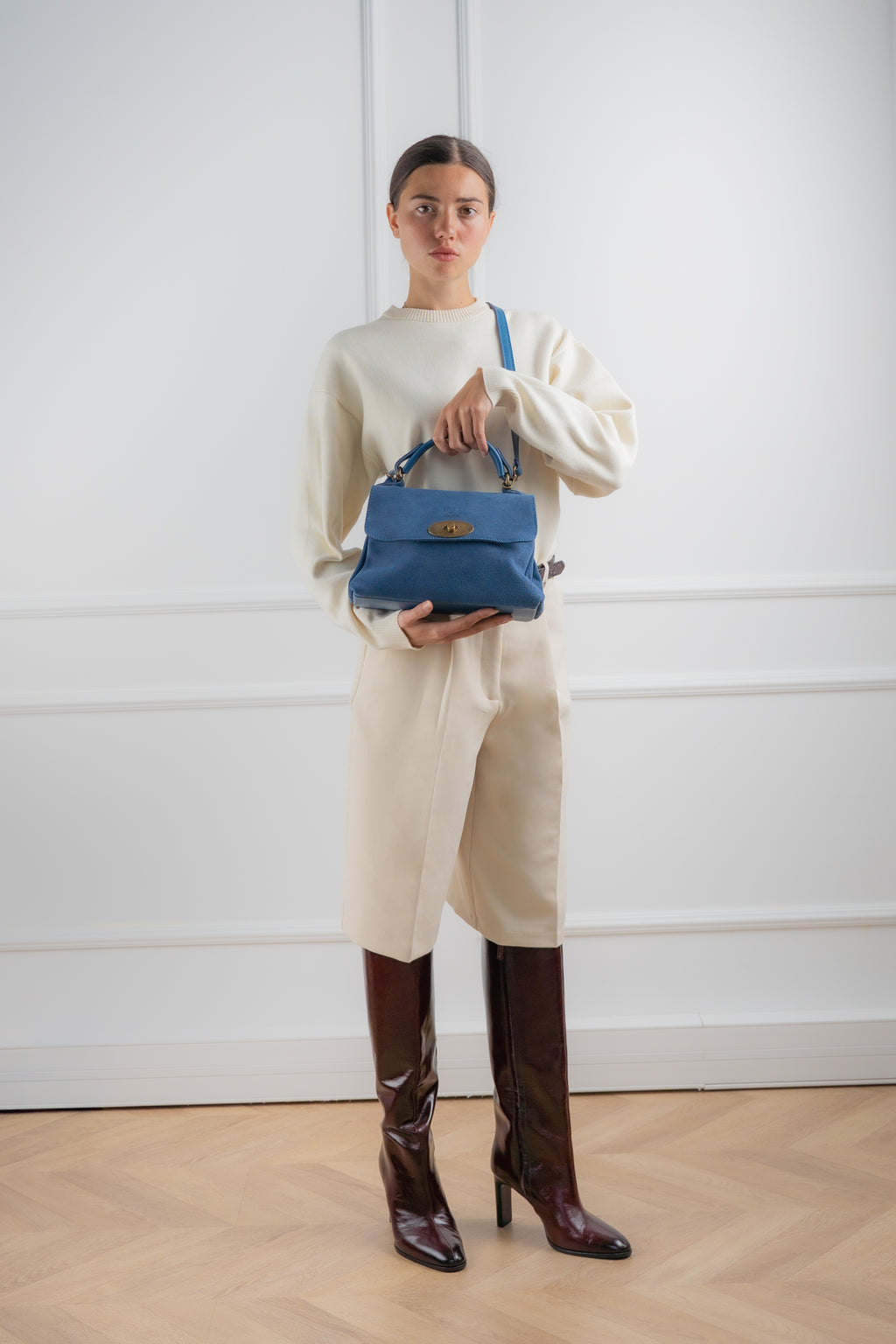 Bolso de hombro Louis - Azul