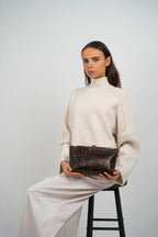 Sac À Bandouliere Norys - Motif Leopard Marrons