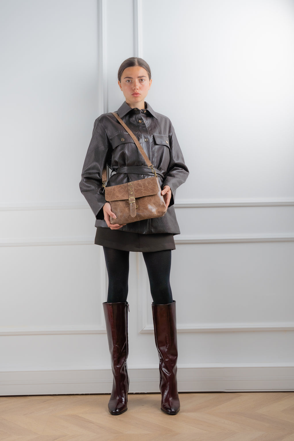 Sac À Bandouliere Otis - Taupe