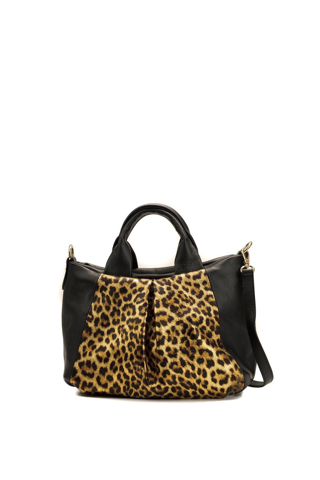 Rogue Shoulder Bag - Black Leopard Pattern