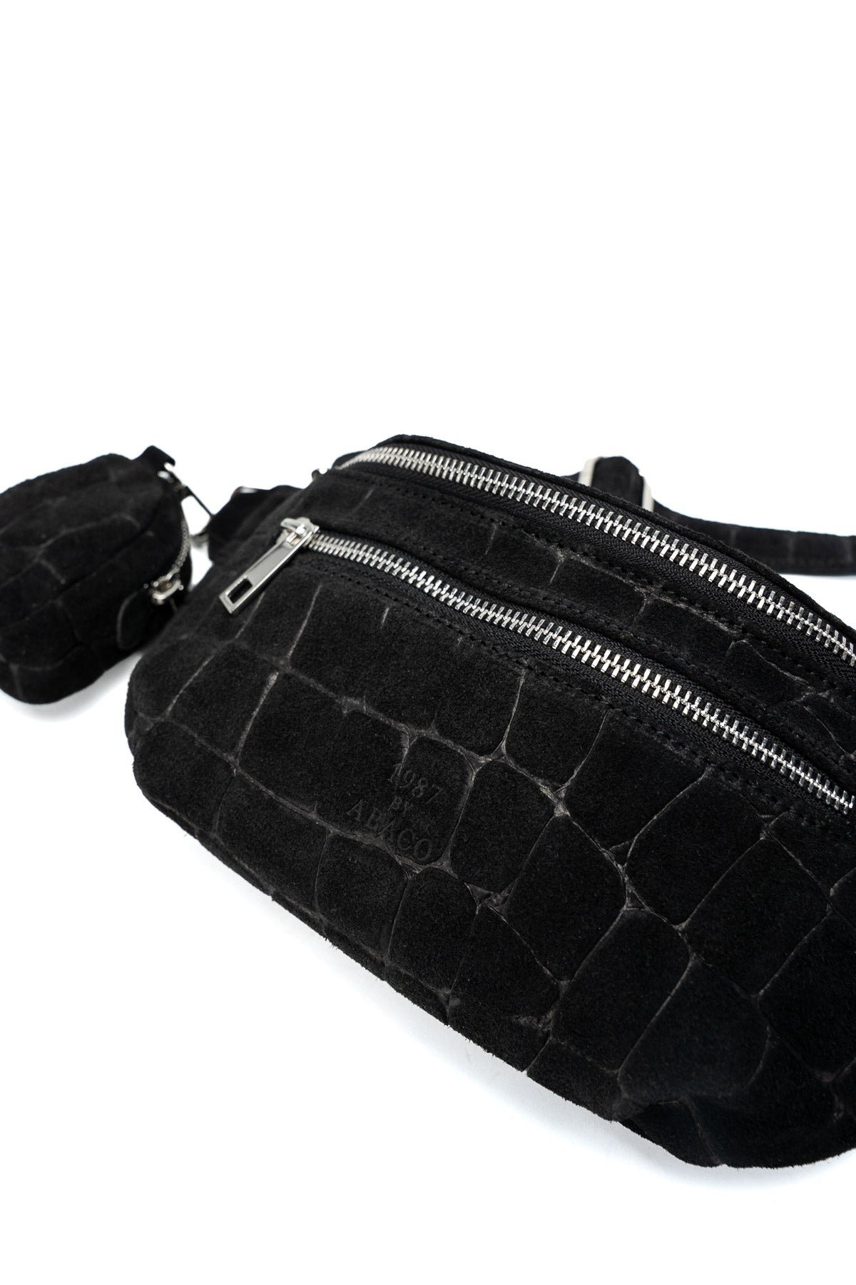 Marsupio Sena Croco - Nero