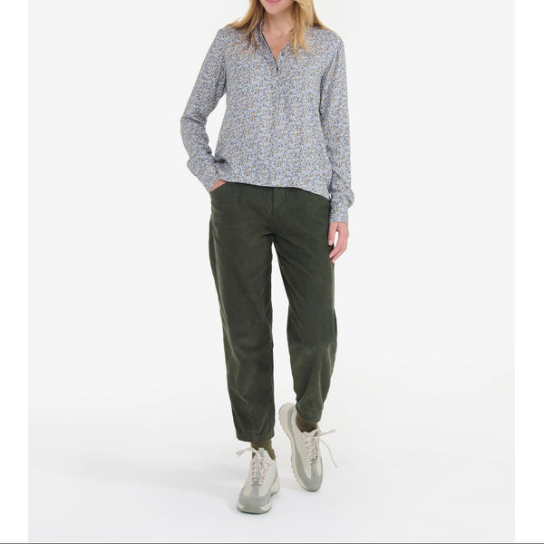 Chemise Manches Longues - Bleu Cendre - Femme