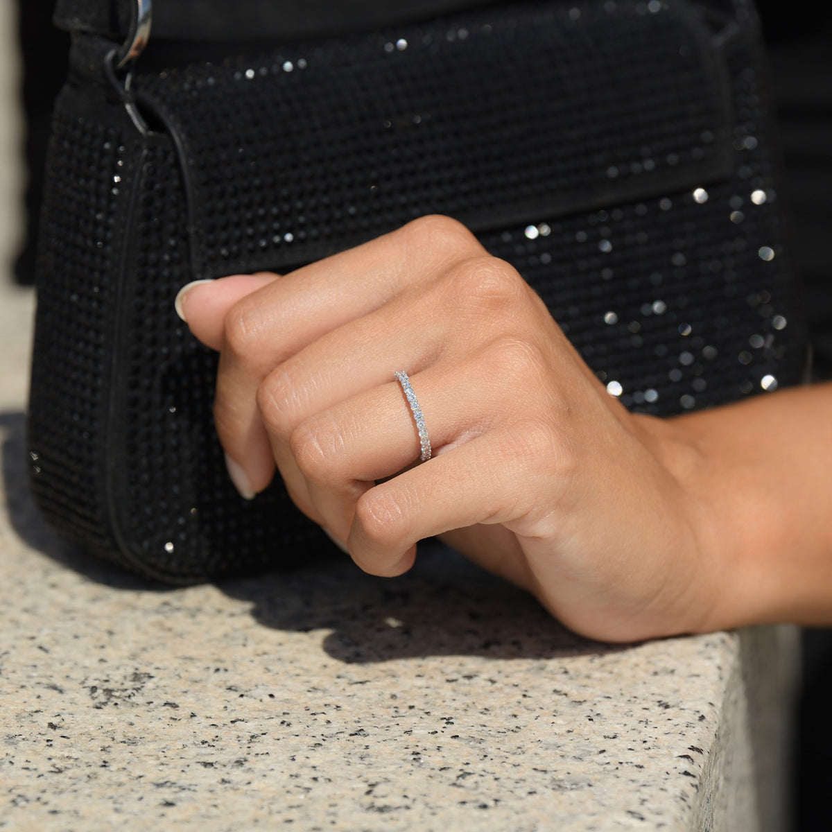 Anillo "Tour Complet Lumineux" Diamantes 0,4/39