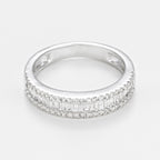 Anillo "Marabella" D0.63/81 - Oro blanco 375/1000