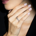 Anillo "Marabella" D0.63/81 - Oro blanco 375/1000