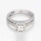 Bague "Brillant Duo" Diamants 0,52/73