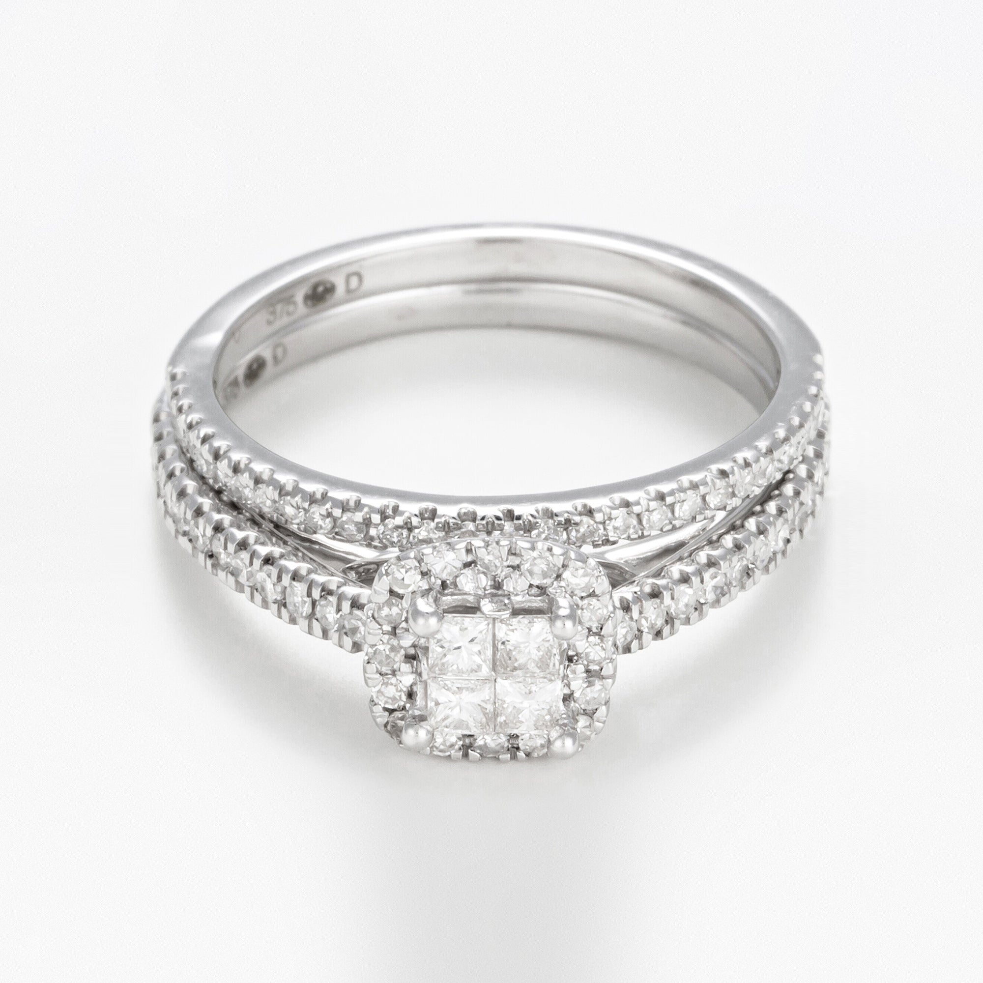 Bague "Brillant Duo" Diamants 0,52/73