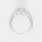 Bague "Brillant Duo" Diamants 0,52/73