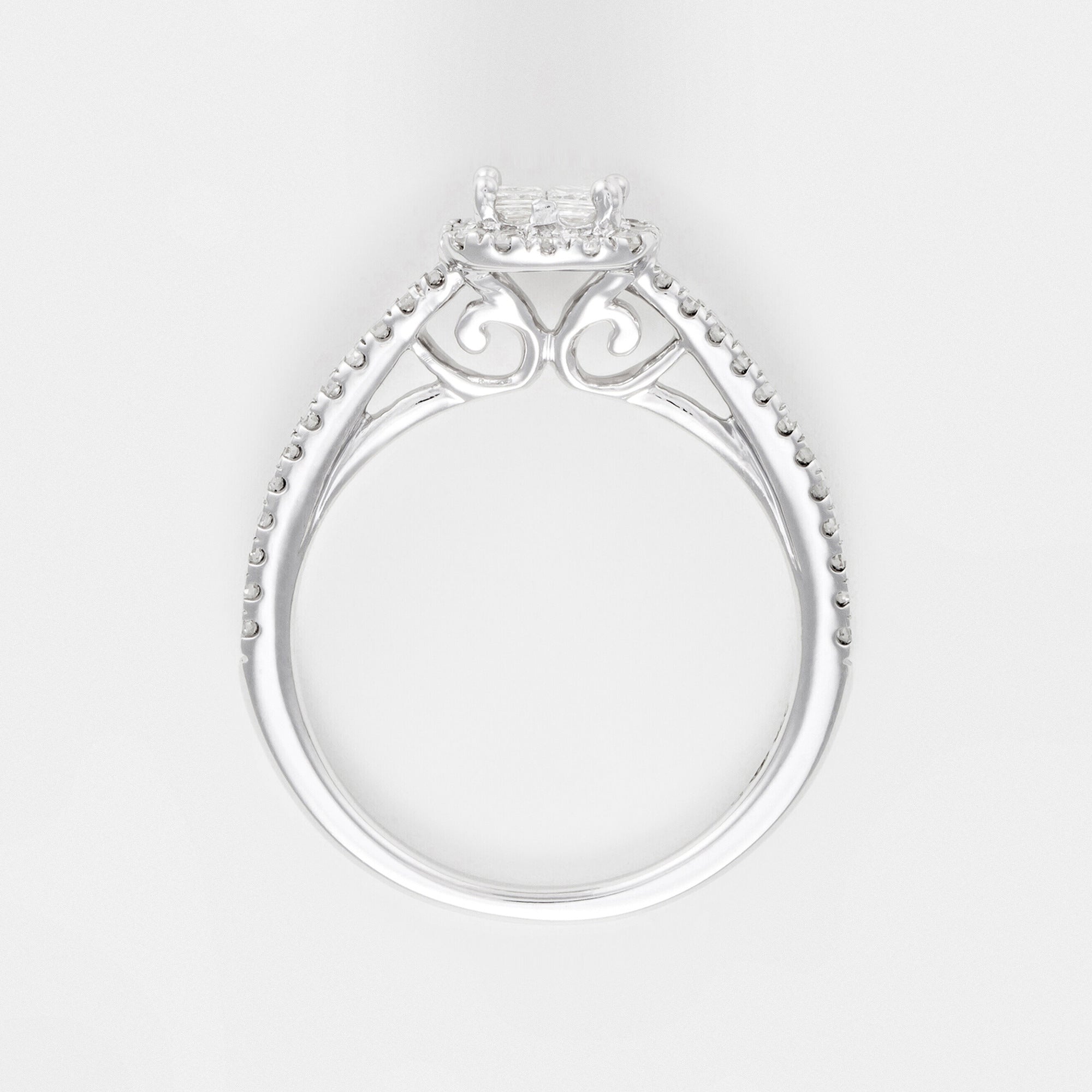 Bague "Brillant Duo" Diamants 0,52/73