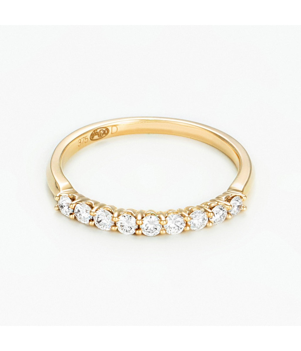 "Only You" Ring 0.33Ct Diamonds 0.33Ct/9 - 375/1000 Yellow Gold