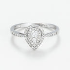 "Assa" Diamond Ring D 0.30/58 - 375/1000 White Gold