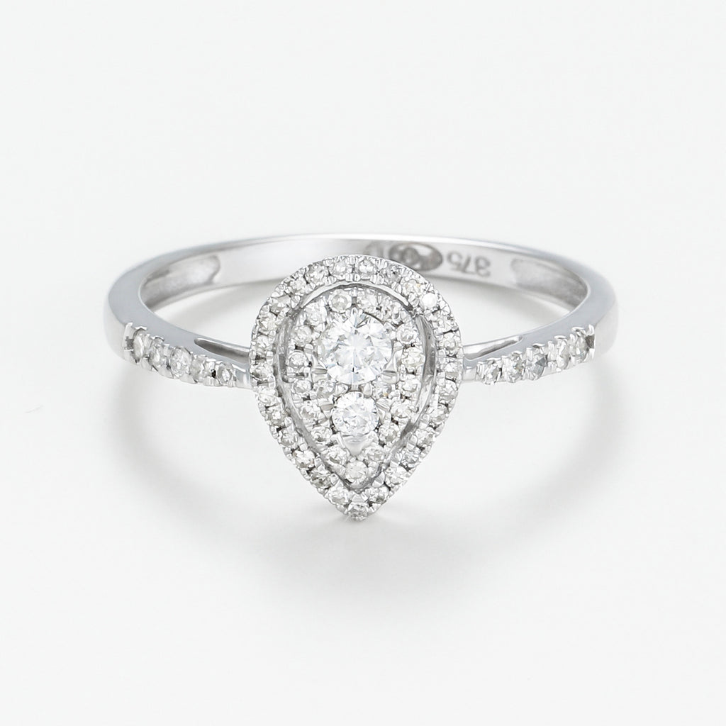 Anillo de diamantes "Assa" D 0,30/58