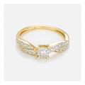 Bague "Eclat Joli" Diamant 0,12/18