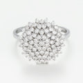 "Gathas" Ring D0.50/73 - White Gold