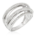 Anillo "Entrelacs Voltaire" D0.5/85 - Oro blanco 375/1000