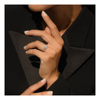 Bague Duo "Carré Somptueux" D0,34/100 + D0,17/1