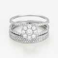 Anillo Duo Emboité “Magical Duo” D0.64Ct/108 – Oro blanco