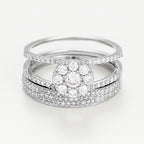 Anillo Duo Emboité “Magical Duo” D0.64Ct/108 – Oro blanco