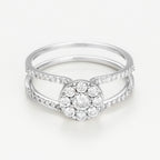 Anillo Duo Emboité “Magical Duo” D0.64Ct/108 – Oro blanco