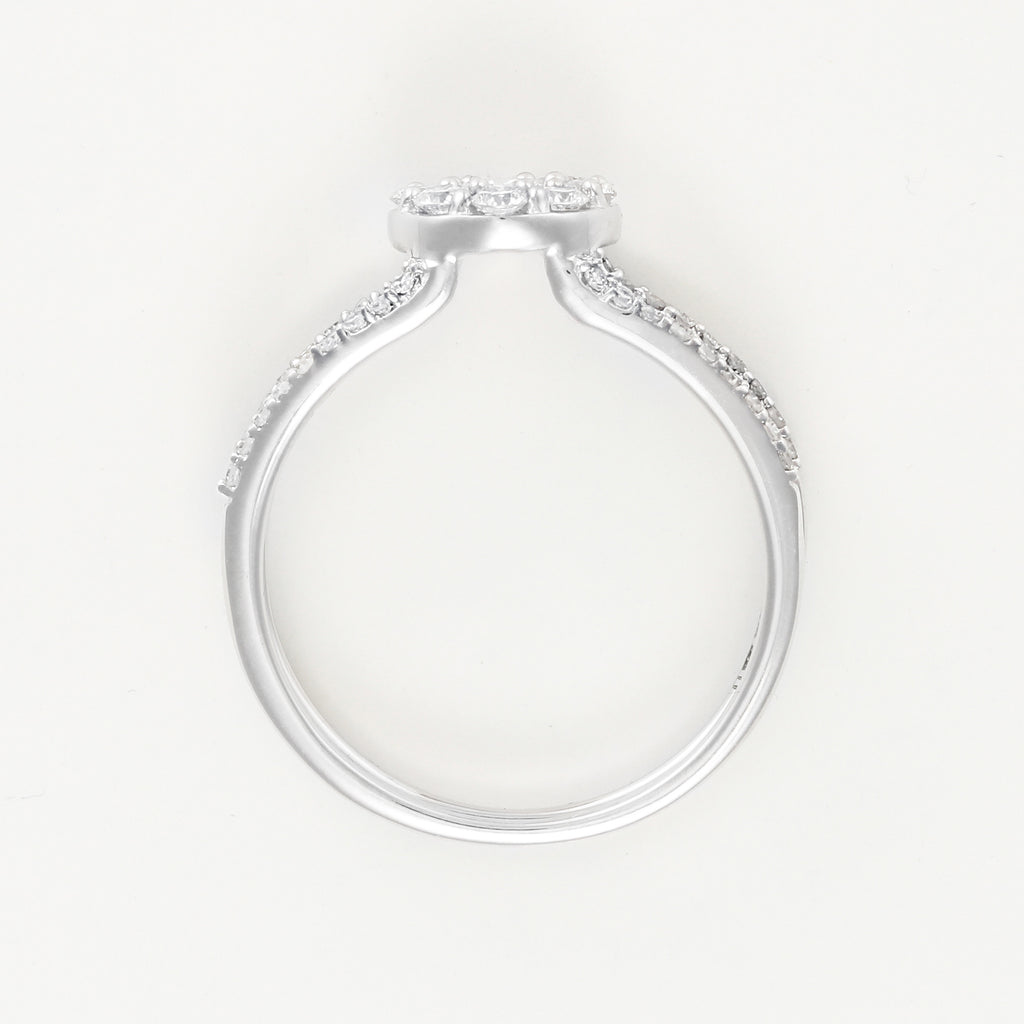 Anillo Duo Emboité “Magical Duo” D0.64Ct/108 – Oro blanco