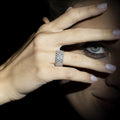 Anillo "Love Story" D0.75/48 - Oro blanco 375/1000