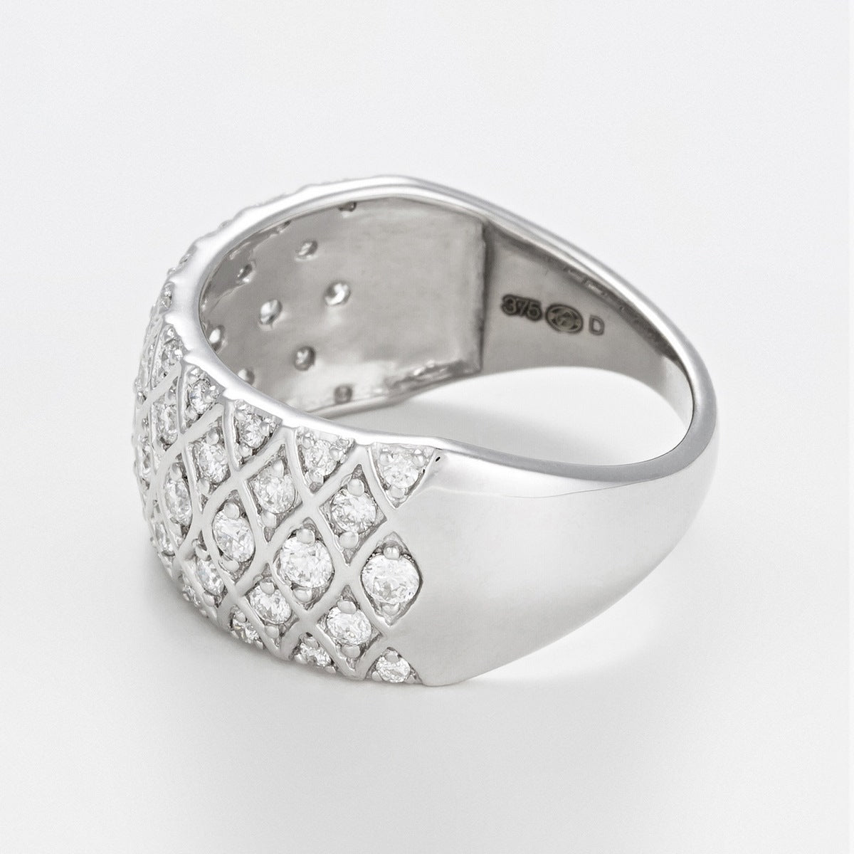 Anillo "Love Story" D0.75/48 - Oro blanco 375/1000