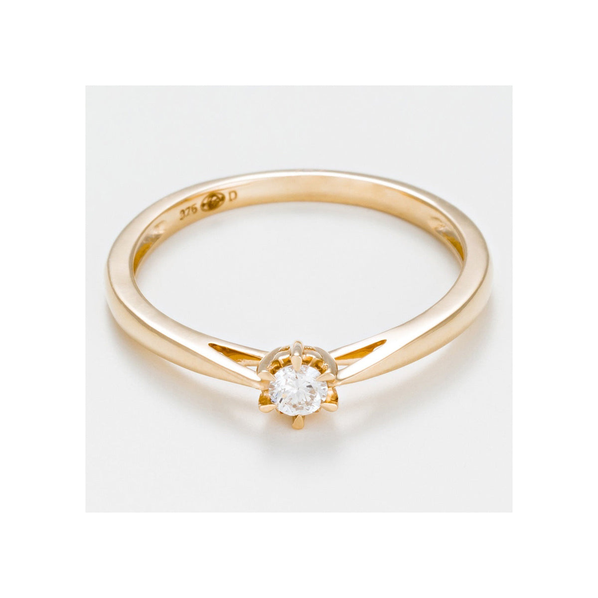 Bague "Solitaire Envoûtant" Diamant 0,11/1