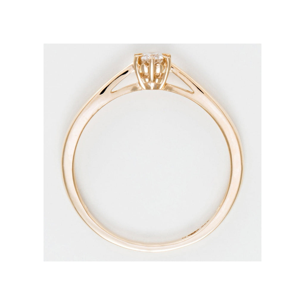 Bague "Solitaire Envoûtant" Diamant 0,11/1