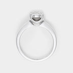 Bague "Brillant Luciana 0,50" Diamants 0,23Ct/1 & 0,27/9