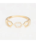 "Sia" Ring - D0.04/14 - Yellow Gold