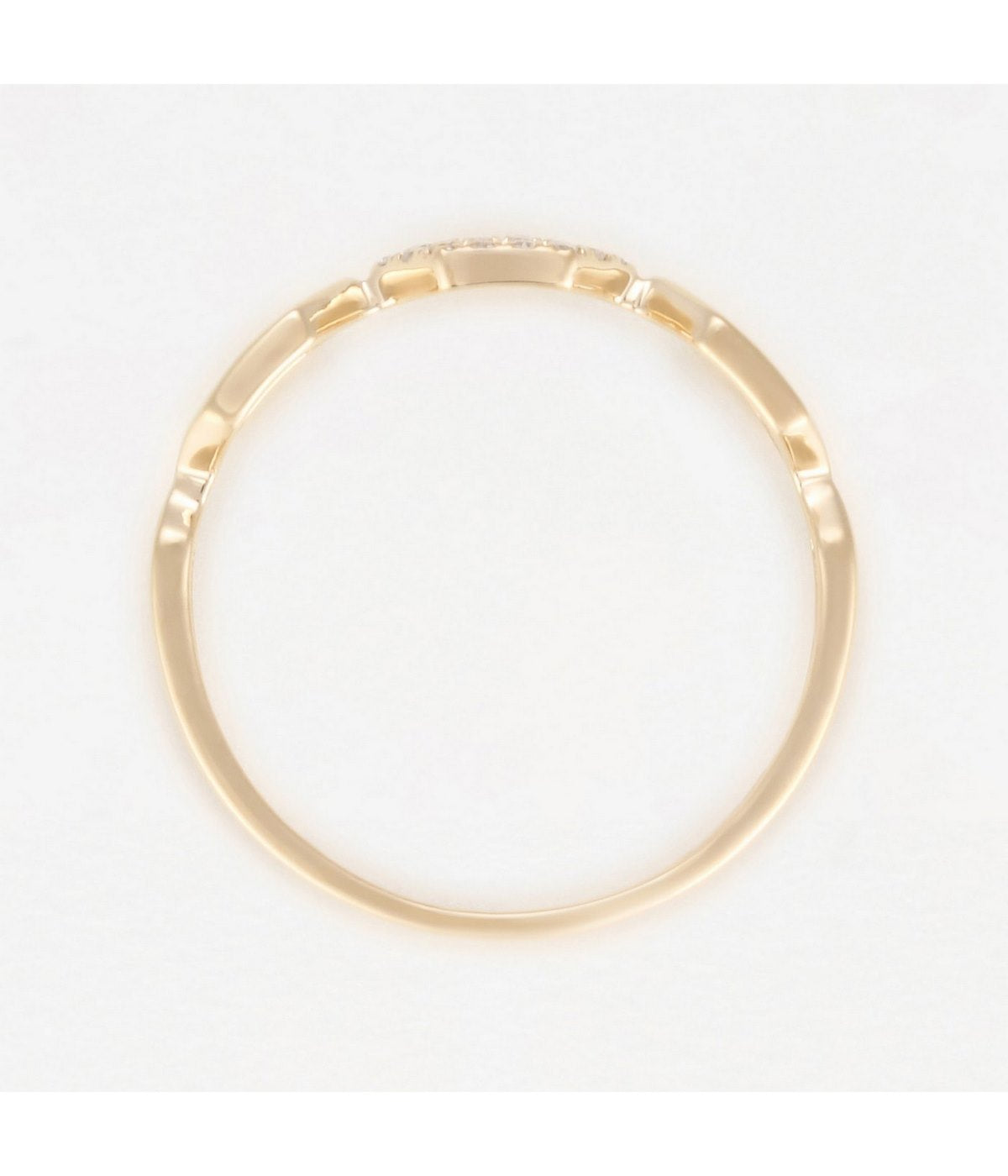 "Sia" Ring - D0.04/14 - Yellow Gold
