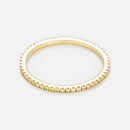 Bague "Belle Alliance Tour Complet" Diamants 0,16Ct/54 - Or Jaune