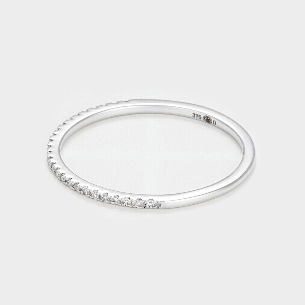 Anillo de diamantes “Belle Alliance” 0.08Ct/28 – Oro blanco