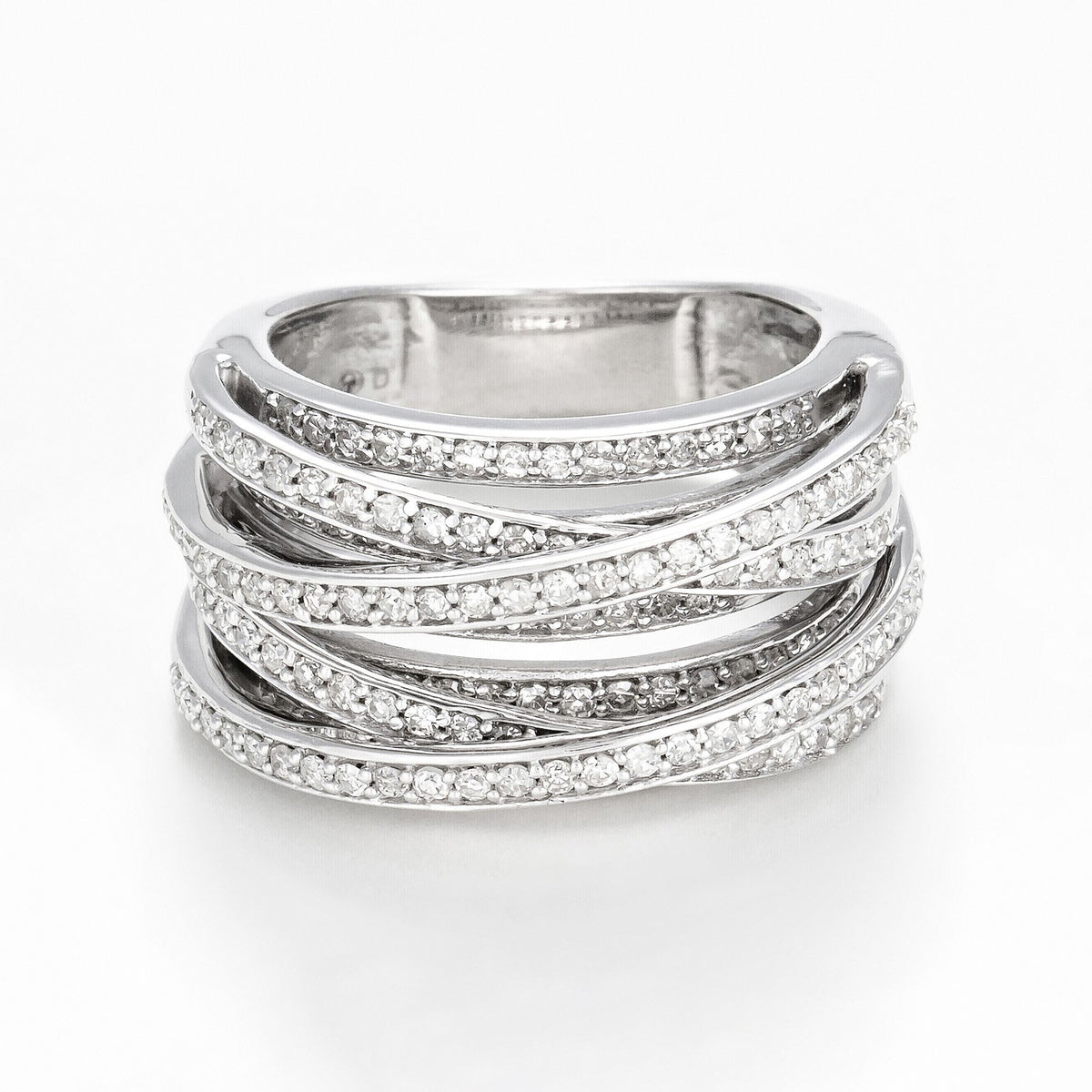 Bague "New Entrelacs Candides" Diamants 0,99Ct/165