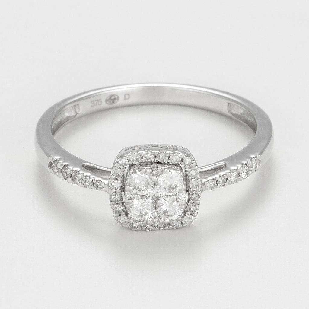 Anillo “Naeli” – Oro blanco